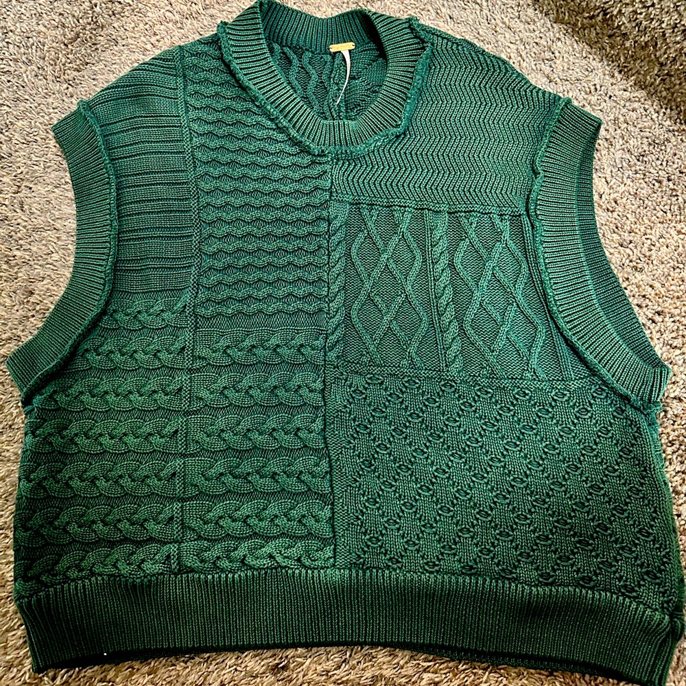 Free people sweater vest gilet